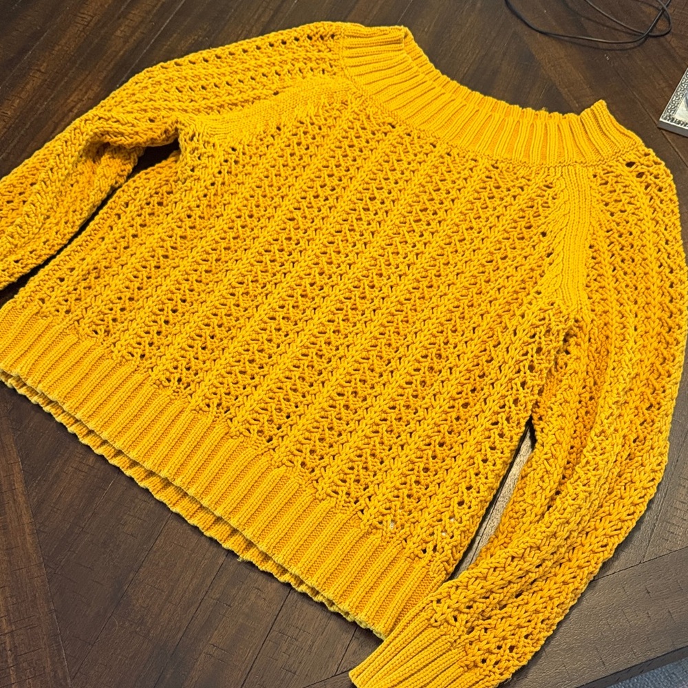 J. Crew Cozy Open Knit Sweater